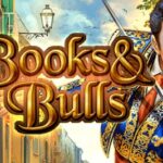 books and bulls slot logo