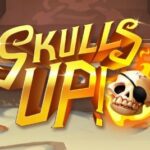 skulls up slot logo