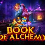 book of alchemy slot gameart