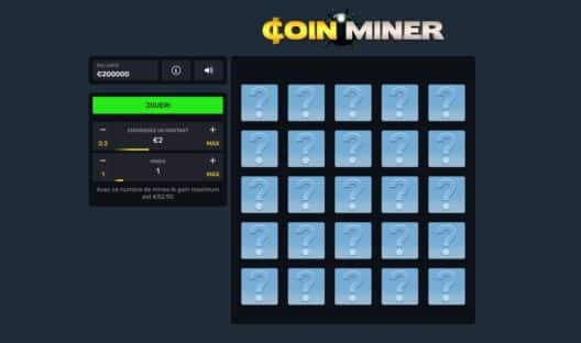 Test et avis du jeu de Casino Coin Miner